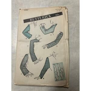 Vintage 40's-50's Butterick Pattern #3287 Women's Misses Coat Sleeves Size M HTF
